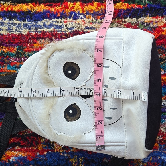 Harry Potter Hedwig Owl Monochrome Mini Backpack - Picture 15 of 17